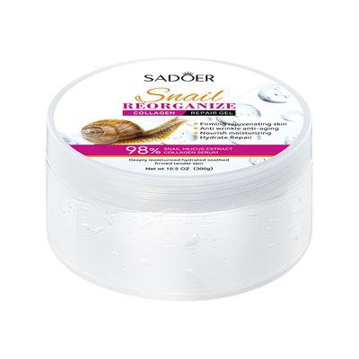 Crema-Gel Antirid cu Extract de Melc si Collagen, Snail Reorganize, Sadoer, 300g [2]