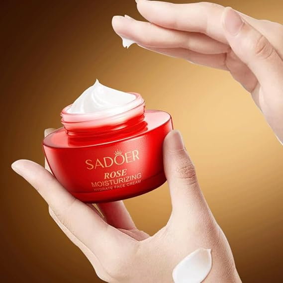 Crema Hidratanta cu Trandafiri, Antirid si Iluminatoare, Sadoer, 50g [2]