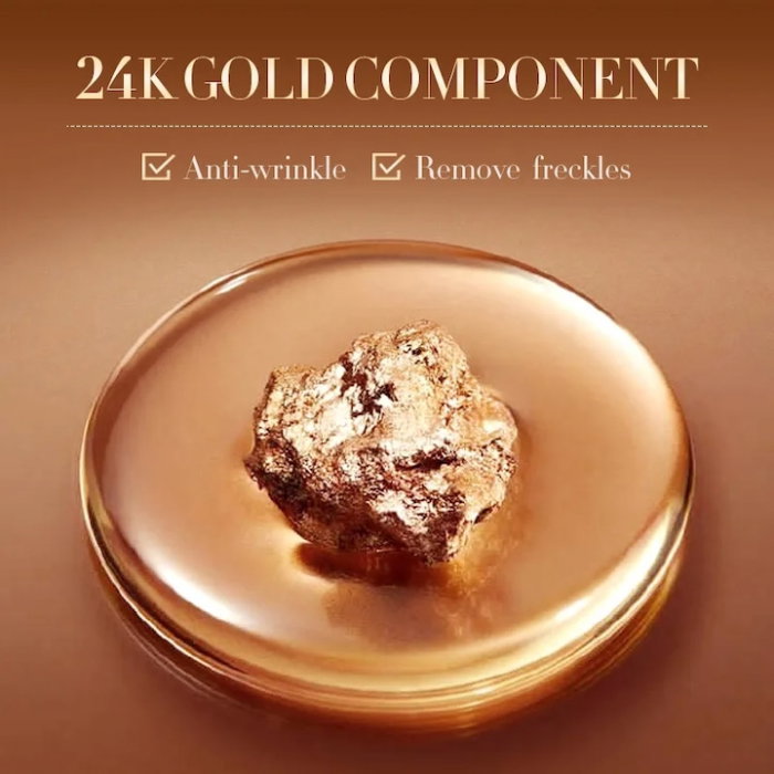Crema cu Aur 24K si Colagen, Microcapsule, Antirid, Iluminare si Hidratare, Sadoer, 60g [8]
