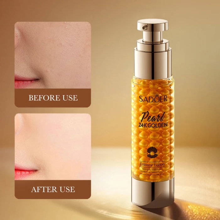 Crema cu Aur 24K si Colagen, Microcapsule, Antirid, Iluminare si Hidratare, Sadoer, 60g [11]