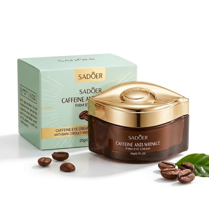 Crema pentru Ochi cu Cafeina, Anti-Cearcăne si Antirid, Sadoer, 20g [2]