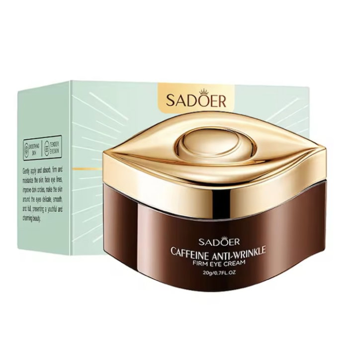 Crema pentru Ochi cu Cafeina, Anti-Cearcăne si Antirid, Sadoer, 20g [6]