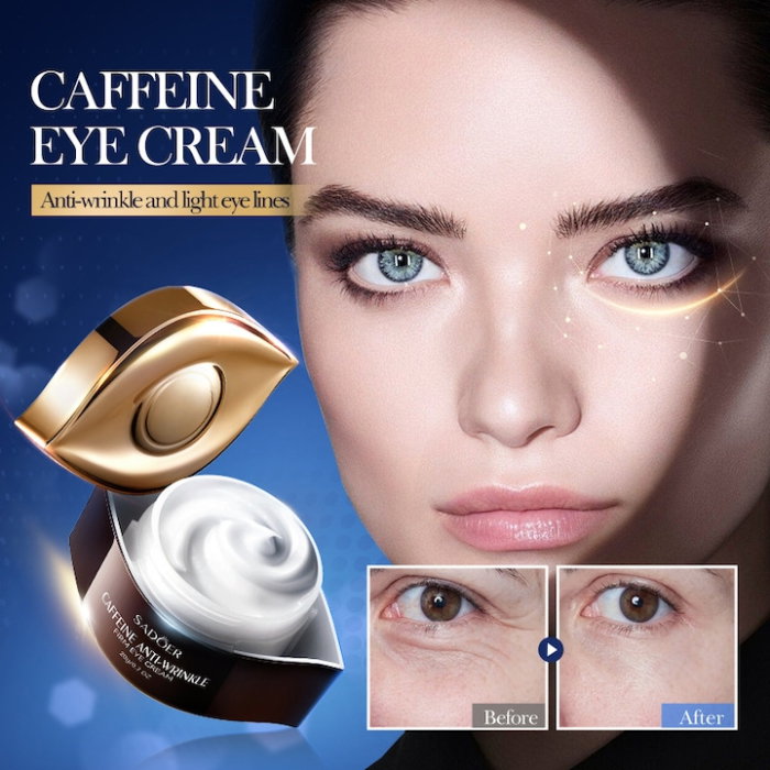 Crema pentru Ochi cu Cafeina, Anti-Cearcăne si Antirid, Sadoer, 20g [5]