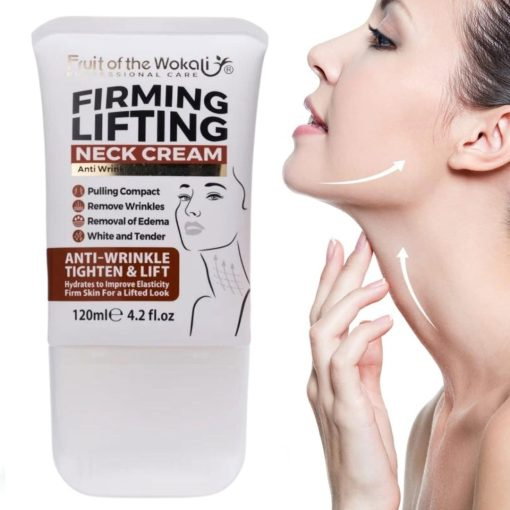 Cremă lifting pentru zona gâtului cu colagen și roller masaj integrat Fruit of the Wokali 120ml – reduce ridurile și tonifiază pielea [3]