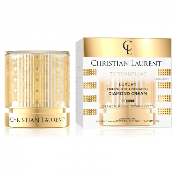 Crema antirid pentru fata, de zi si noapte, Diamond Cream 24K Gold, Firming and Rejuvenating, 50ml [1]