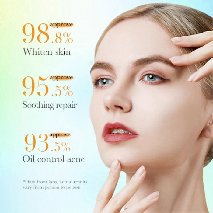 Dischete Sadoer Vitamin C Salicylic Acid Whiten Soothe Cotton Pads 55 bucati cu Vitamina C 98%, Acid Salicilic si Niacinamida – anti-acnee, pori dilatati, pete pigmentare, iluminare ten [4]