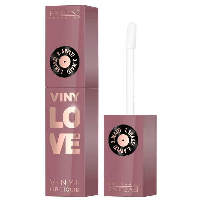 Ruj lichid rezistent cu finish lucios, VinyLove, Eveline, 06 Chillie, 4ml [4]