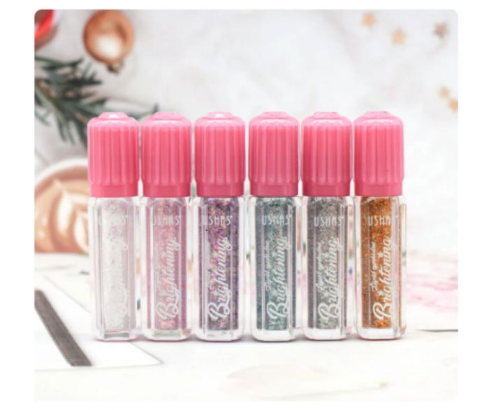 Fard lichid cu sclipici pentru pleoape, USHAS [1]