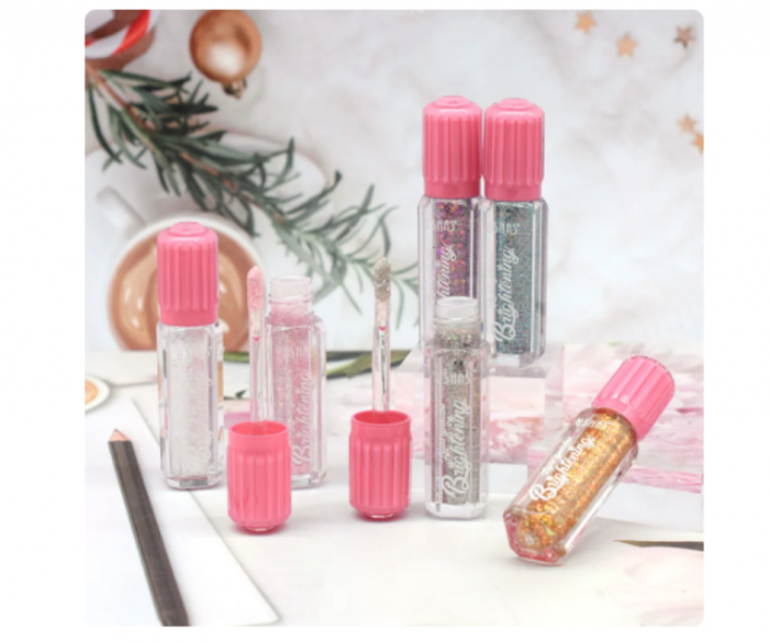 Fard lichid cu sclipici pentru pleoape, USHAS [4]