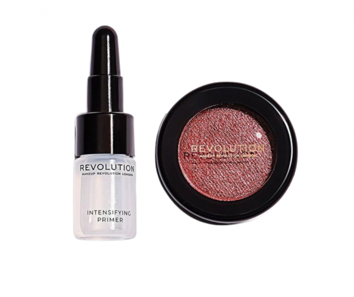 Set Fard cu sclipici si primer, Makeup Revolution Flawless Foils [2]