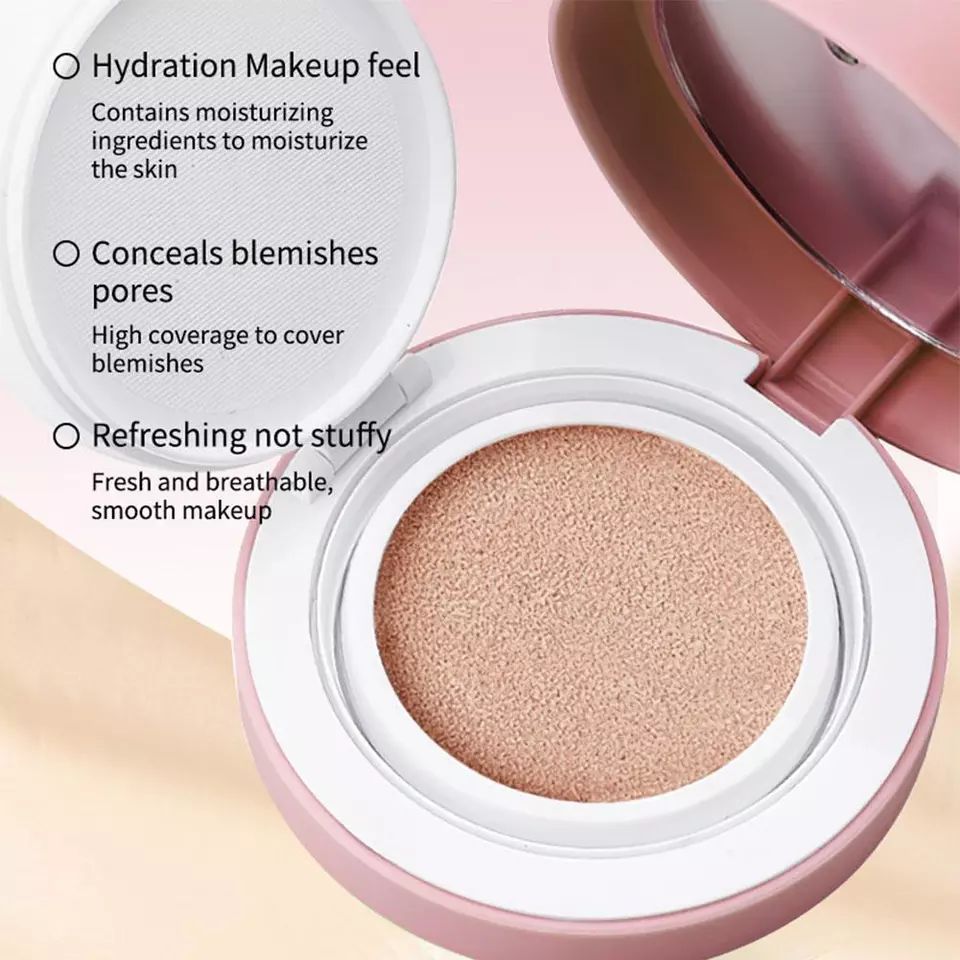 Fond de Ten BB Cream Cushion cu aplicator inclus, O'cheal, 15g [8]