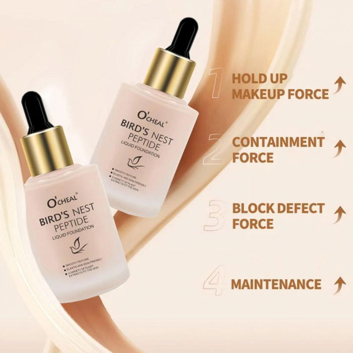 Fond de ten O'cheal, Bird's Nest Peptide Liquid Foundation, 30ml [3]
