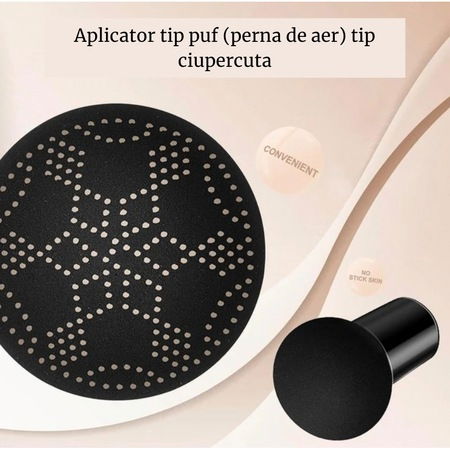 Fond de ten/CC Cream Cushion Avocado si Colagen, Aplicator inclus, Million Pauline, Culoare Natural 02, 20 g [3]