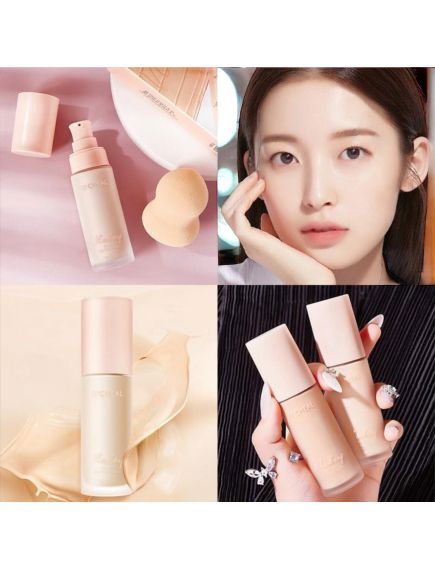 Fond de ten cu buretel inclus, O'Cheal, Waterproof, Air Soft Mist, 02 Natural,  30g [3]