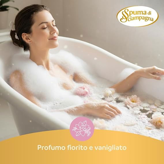 Gel de dus cu Lapte de Migdale și Unt de Shea, Spuma di Sciampagna, 650ml [3]