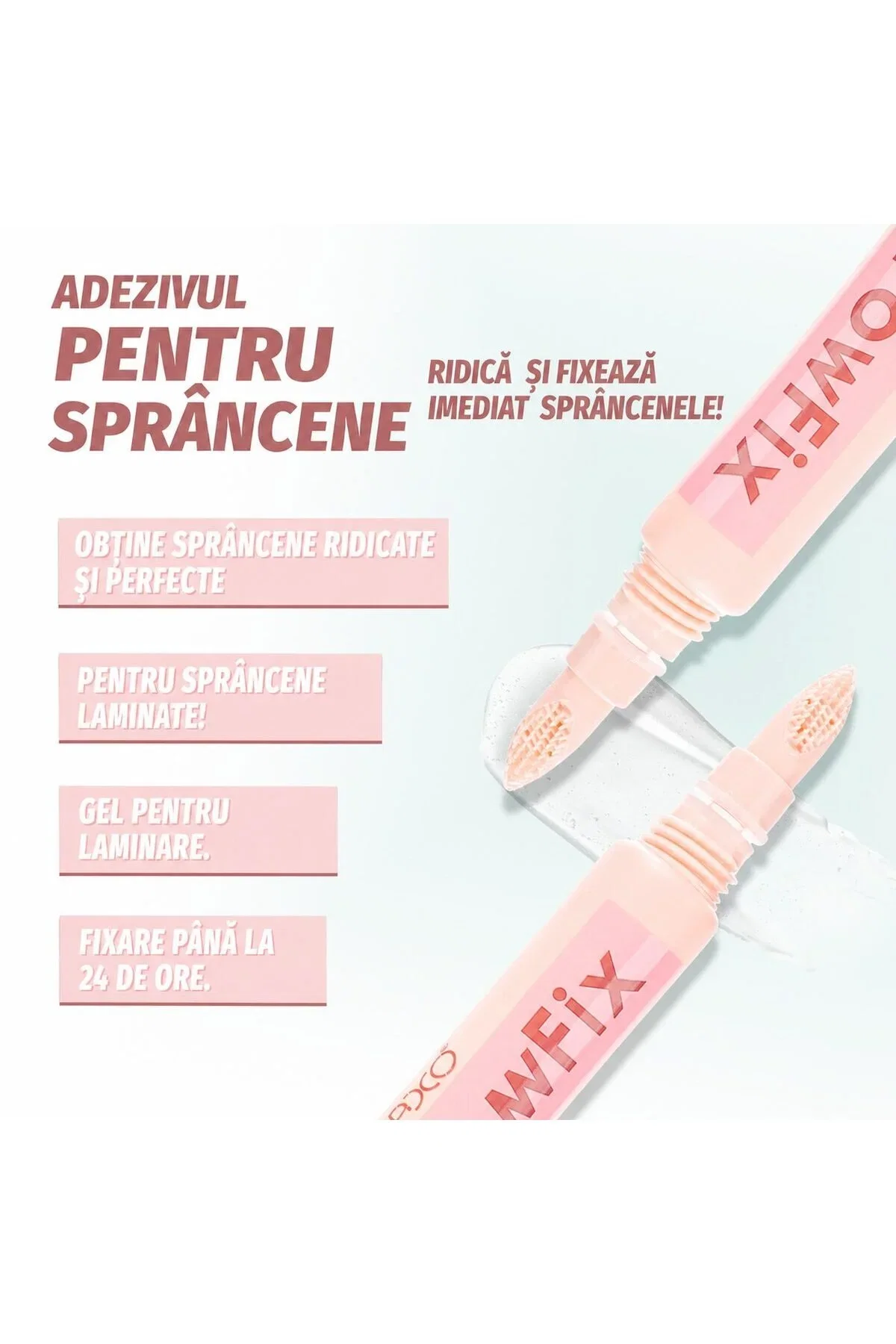 Gel pentru fixarea sprancenelor, BrowFix, KEVIN & COCO, 12g [2]