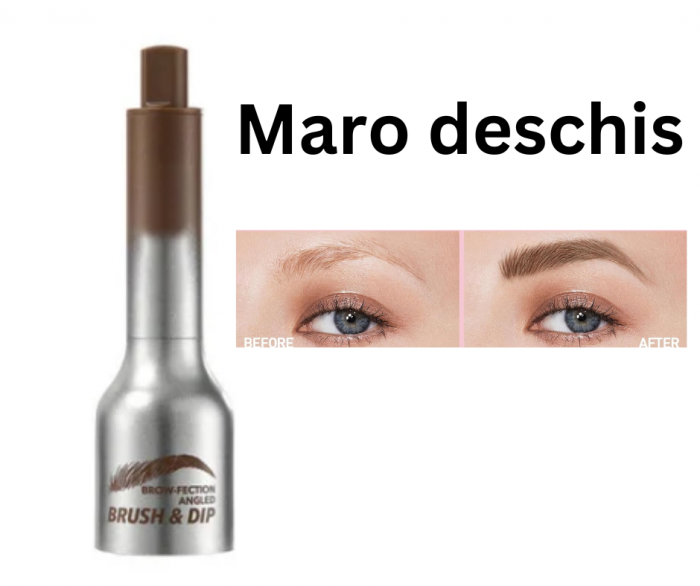 Gel pentru sprancene cu aplicator inclus, Waterproof si rezistent la transfer, Maro deschis [3]
