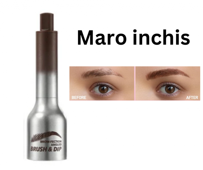 Gel pentru sprancene cu aplicator inclus, Waterproof si rezistent la transfer, Maro inchis [3]