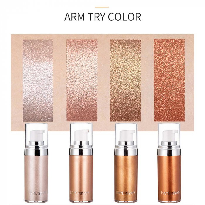 Body Shimmer Iluminator lichid pentru corp sau fata, HandaiYan, 25ml [5]