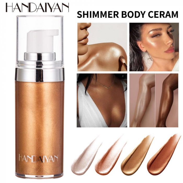 Body Shimmer Iluminator lichid pentru corp sau fata, HandaiYan, 25ml [3]