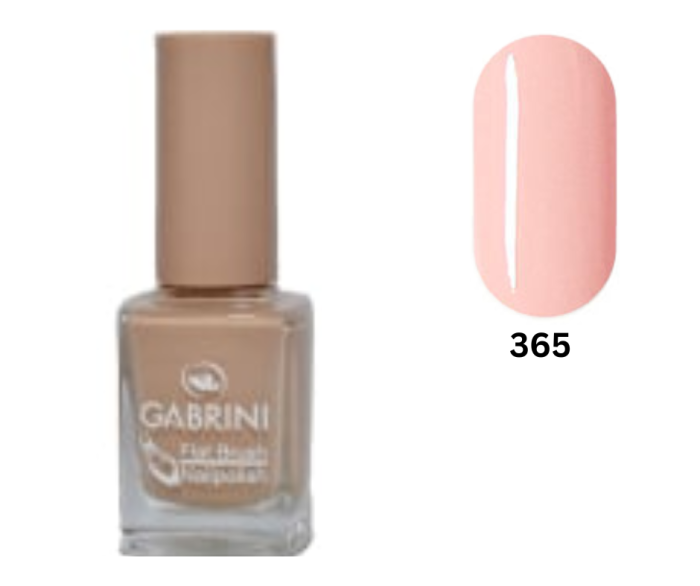 Lac de unghii Crem, Gabrini, Flat Brush Nailpolish 365, 12ml [1]