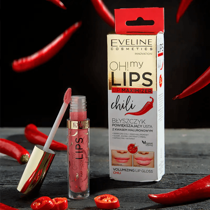 Luciu buze cu efect de mărire,  Eveline Cosmetics OH! My Lips Lip Maximizer [3]