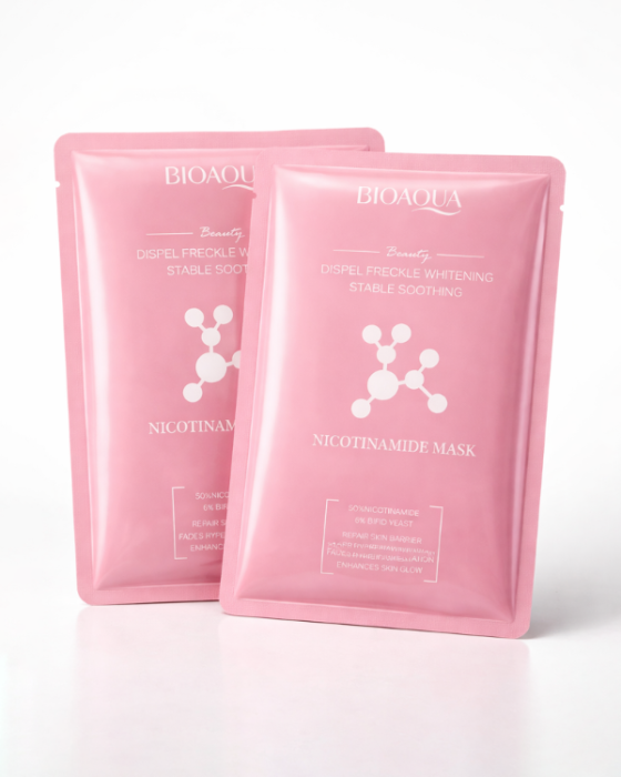 Masca faciala cu Nicotinamide pentru Pete Pigmentare, Hidratare Intensa, 25g, BIOAQUA [3]