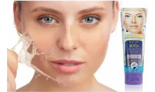 Mască peel-off albă Botox White Mask Wokali 130ml – cu Whitening Complex, Vitamina A&E, pentru curățare profundă, antirid și iluminarea tenului [2]