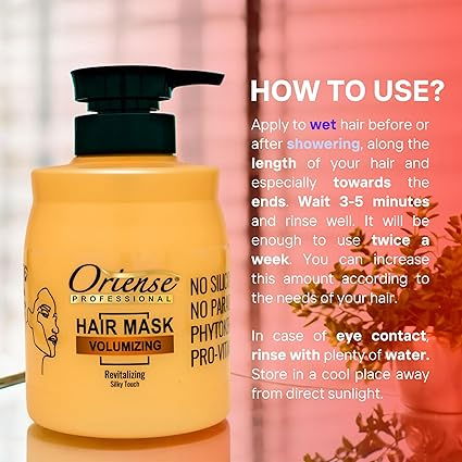 Mască profesionala pentru Volumul Parului, Oriense Professional, 600 ml [2]