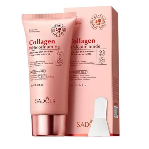 Masca Peel Off cu Nicotinamide si Colagen, Iluminare si Antirid si Curatare, Sadoer,75 ml [3]