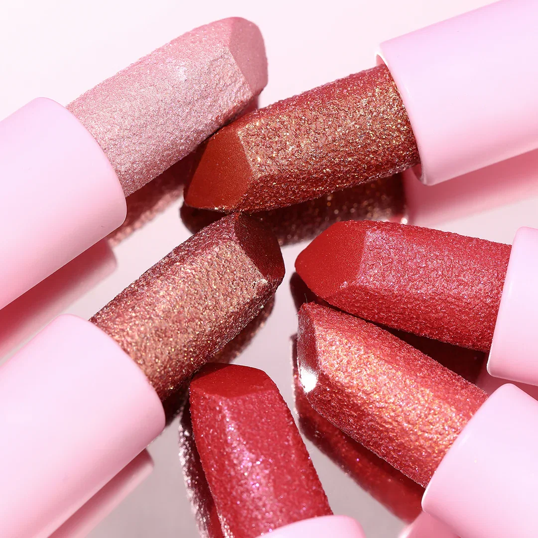 Ruj cu Sclipici, Metalic Lipstick, USHAS [4]