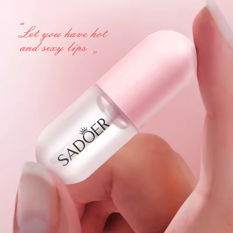 Luciu pentru marirea buzelor si hidratare intensa, Lip Oil Plump, Sadoer, 4ml [5]
