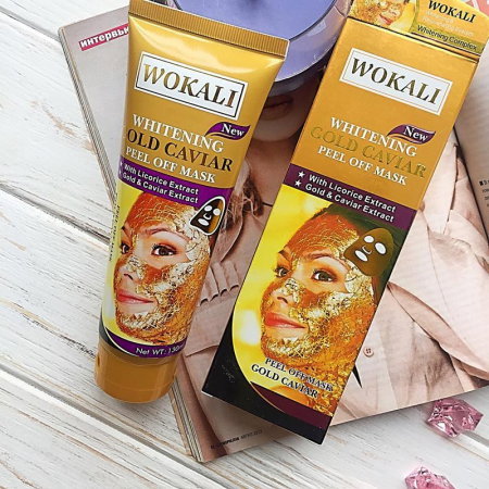 Pachet Promo - 2 x Mască de Față Peel-Off Antirid, Iluminatoare si pentru Curățarea Tenului, cu  Aur 24K, Colagen si Caviar, 260g [3]