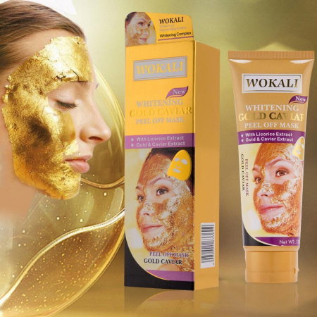 Pachet Promo - 2 x Mască de Față Peel-Off Antirid, Iluminatoare si pentru Curățarea Tenului, cu  Aur 24K, Colagen si Caviar, 260g [2]