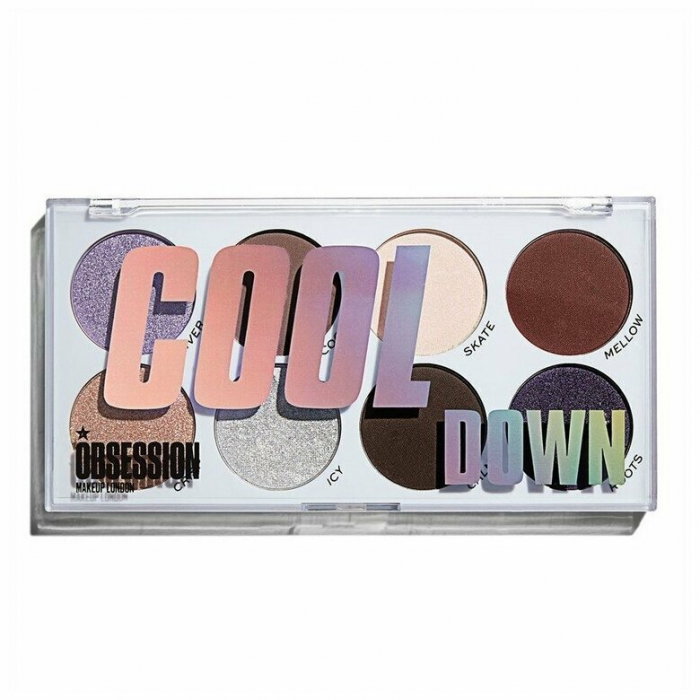 Paleta farduri de pleoape Cool Down, 8 culori pigmentate mate si sidefate, Makeup Revolution [3]