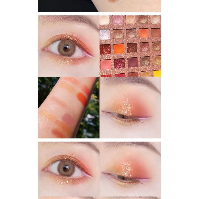 Paleta farduri 40 culori, mate si sidefate, Flippy [3]