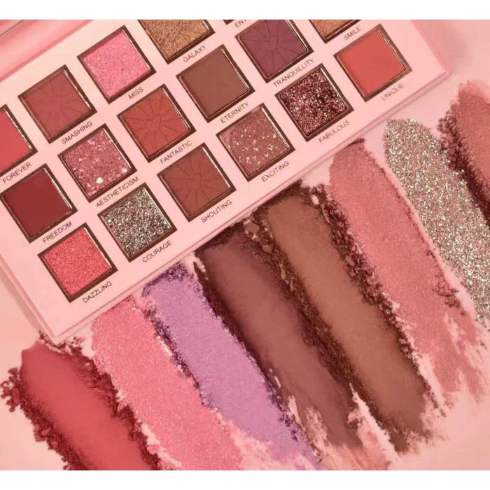 Paleta Farduri cu 18 Culori Pigmentate, Mate si Sidefate, Lofshe [4]