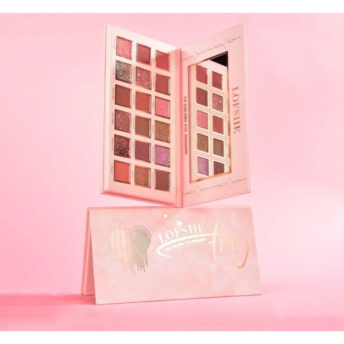 Paleta Farduri cu 18 Culori Pigmentate, Mate si Sidefate, Lofshe [6]