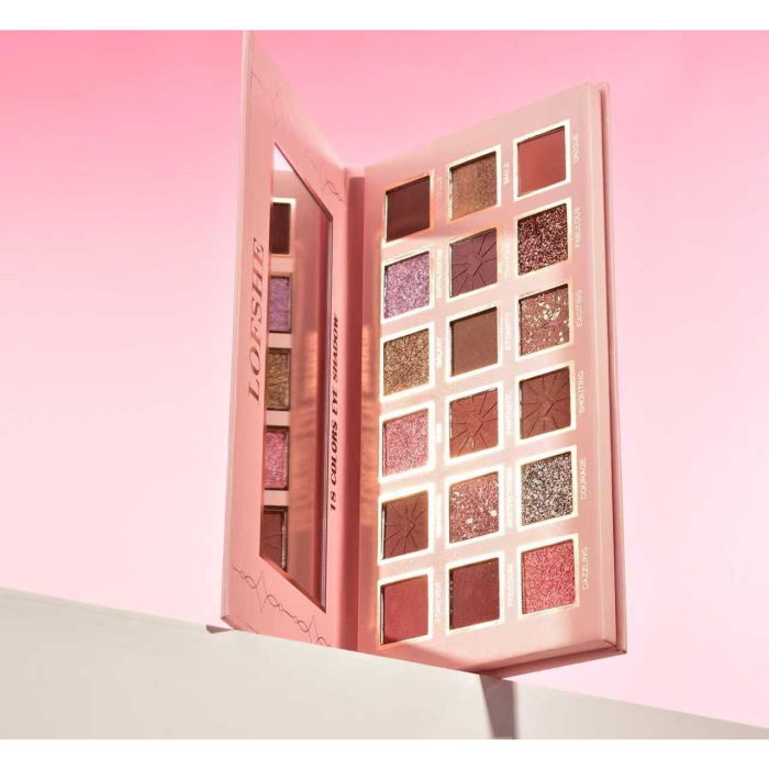 Paleta Farduri cu 18 Culori Pigmentate, Mate si Sidefate, Lofshe [7]