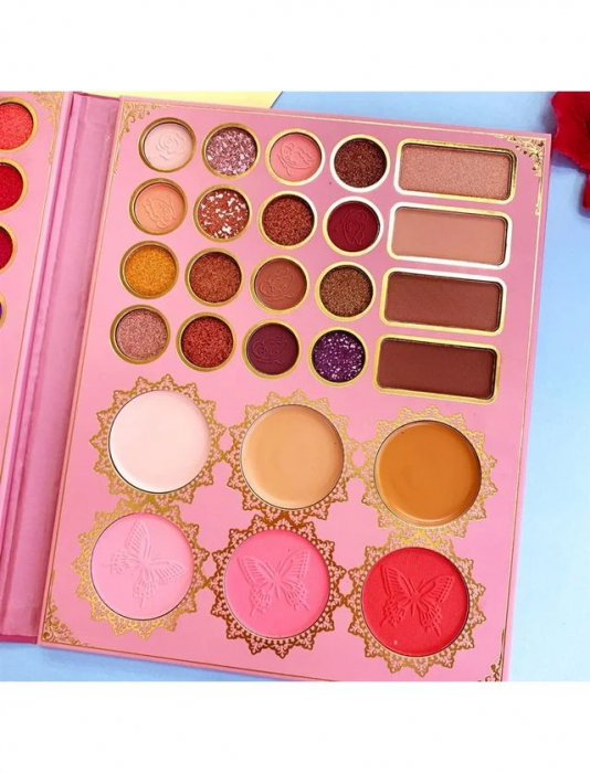 Paleta machiaj cu 74 culori,  farduri pentru ochi si pentru fata (blush, concealer, contouring si iluminator) [4]
