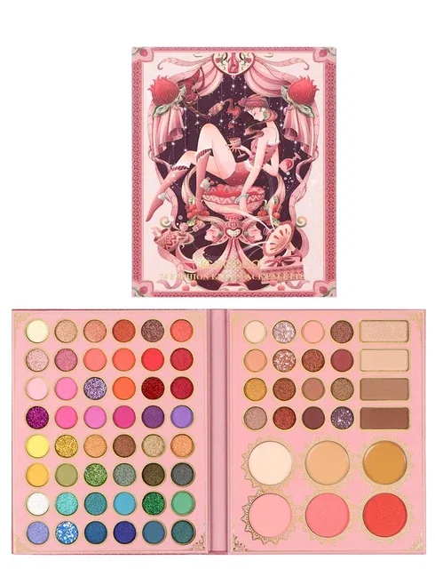Paleta machiaj cu 74 culori,  farduri pentru ochi si pentru fata (blush, concealer, contouring si iluminator) [2]