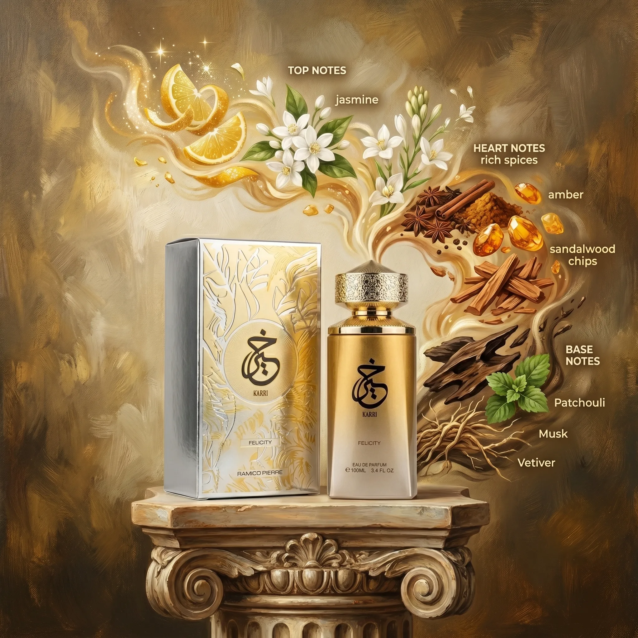 Parfum Arabesc Unisex, Karri Felicity, 100 ml [5]
