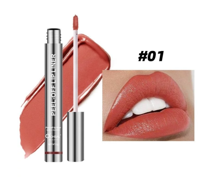 Ruj semipermanent Peel Off Lip Liner,  efect de tatuaj temporar, O’CHEAL, 01 [2]