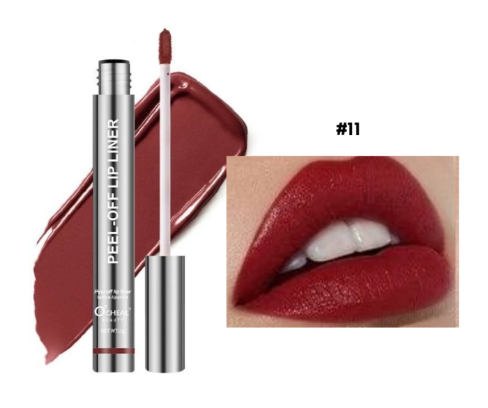 Ruj semipermanent Peel Off Lip Liner,  efect de tatuaj temporar, O’CHEAL, 11 [2]