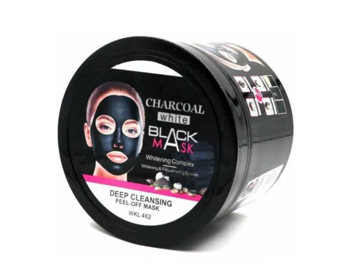 Mască peel-off neagră Charcoal Black Mask Wokali 300g – curățare profundă, îndepărtare puncte negre și efect iluminator antirid [7]