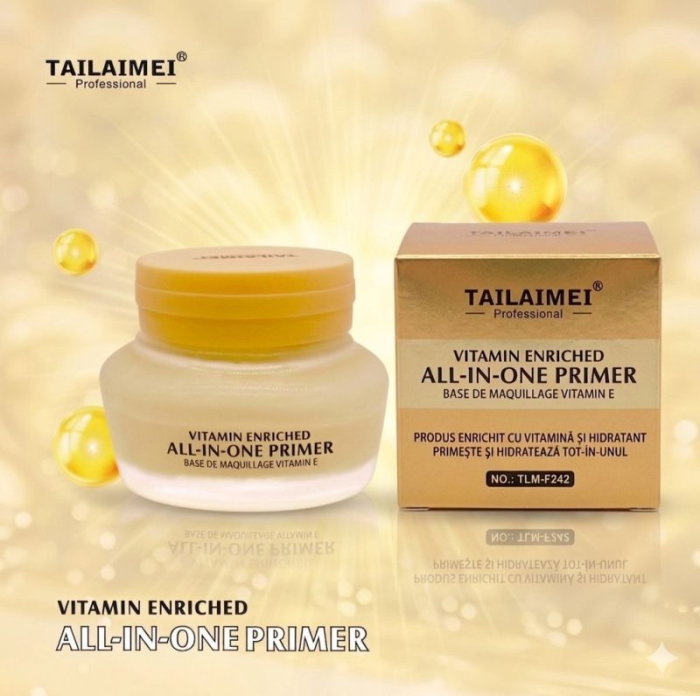 Primer pentru machiaj  cu vitamina E, All In One, TLM Professional, 50g [2]