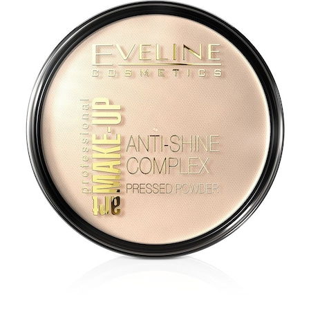 Pudra Anti-Shine Complex pentru fixarea machiajului, Eveline Cosmetics, 32 Natural [1]