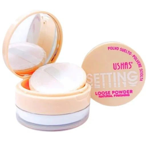 Pudra pulbere pentru fixarea machiajului, Ushas [1]