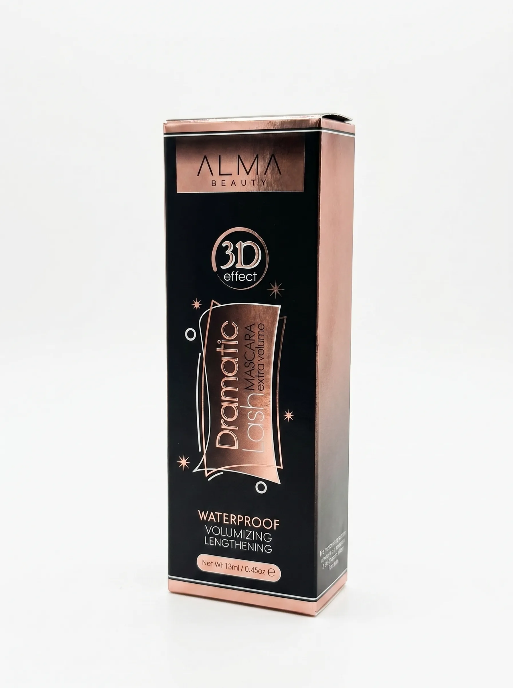 Rimel 3D pentru Alungire si Curbare, Dramatic Mascara Extra Volume, 13ml, Alma Beauty [4]