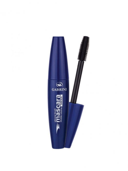 Rimel Gabrini Mascara Double Volume Silicone Brush, Albastru inchis [1]